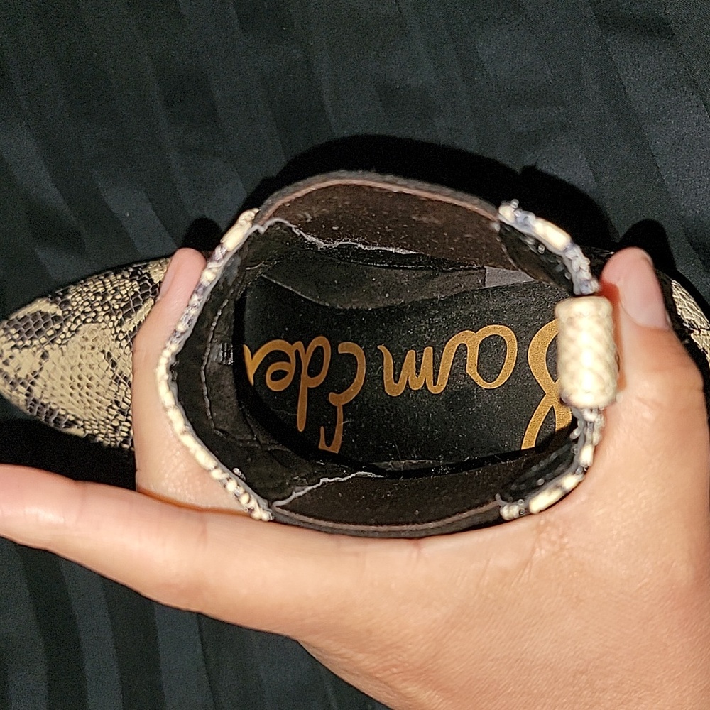 Sam Edelman Reesa Python Snakeskin Leather Ankle … - image 6